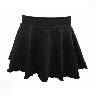 Imagem de Saia Ballet Ritmus Damma Infantil 102 Rodada Com Elástico, Pp, Preto