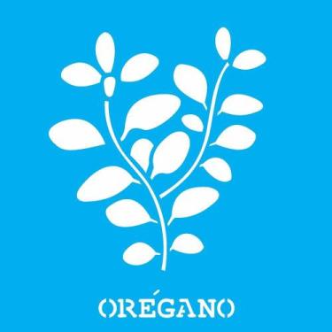 Imagem de Stencil Opa 14 X 14 cm - Orégano - 2017 - Opa Criando Arte