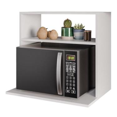 Imagem de Suporte Micro-Ondas Forno Armário Aéreo 60cm 1 Prateleira Aura M24 Bra