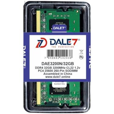 Imagem de Dale7, Memória Dale7 Ddr4 32Gb 3200 Mhz Notebook 1.2V
