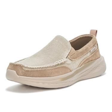 Imagem de Skechers USA Men's Mocassim Slade-Munson masculino, castanho-acinzentado, 38, Cinzento-acastan, 39