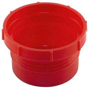 Imagem de Caplugs 99394937 Plugue de plástico rosqueado de plástico para conexões hidráulicas O-ring de face plana. PDF-60, PE-LD, para plugue tamanho da rosca 11/40.6-40.6 cm, vermelho (pacote com 200)
