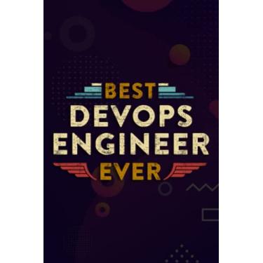 Imagem de Christmas Journal & Planner - Best Devops Engineer Ever IT Funny Engineering Art: Devops Engineer, Lined writing notebook journal for christmas lists, planning, menus, gifts, and more,Daily
