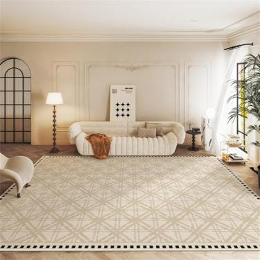 Imagem de HJZSZX Tapete para sala de estar, quarto, tapete de pelo curto, fácil de limpar, tapete para sofá, área grande, decoração para casa, tapetes para os pés, DD499, QT, A, 300x400CM