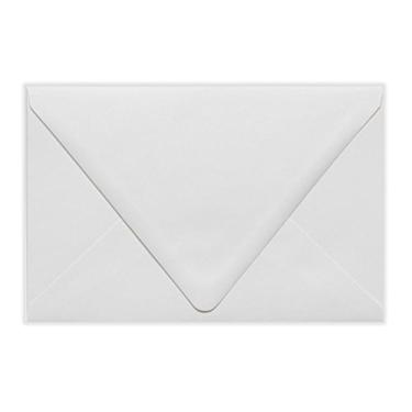 Imagem de Envelopes A9 com aba contornada (13,5 x 21,5 cm) - Branco - 100% reciclado (50 unidades)