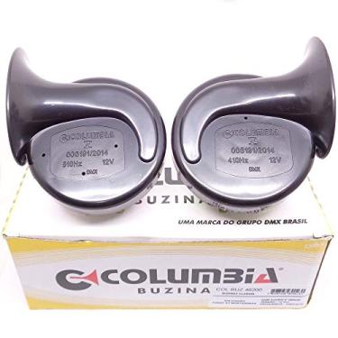 Imagem de Buzina Caracol Columbia Clarina Carro Grave E Agudo (Par)