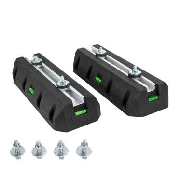 Imagem de WeCooper Base de montagem no piso para bomba de calor de ar condicionado split sem dutos de 7000-18000btu, kit de base de montagem em piso de borracha condensador resistente