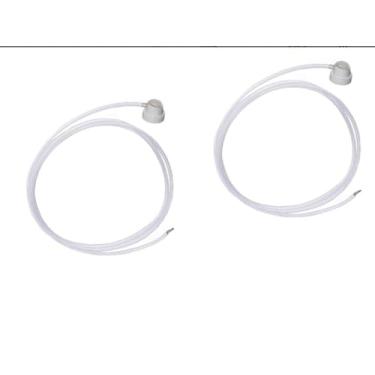 Imagem de 2 peças de mangueira de extensão de 360 graus, 2 bocais de aerossol com 50 cm para latas de spray de haste macho, filme de bocal de automóvel fluido 4,5 mm extensão H3C9 pincéis de pastelaria e regar