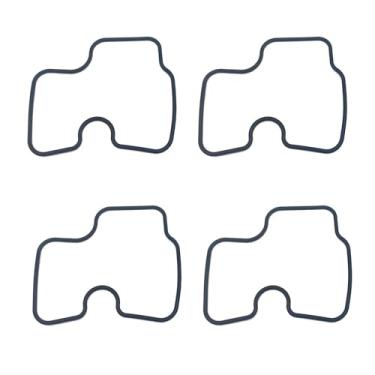 Imagem de Kit de reparo de carburador junta de agulha flutuante com diafragma a vácuo compatível com CB600F 1998-2006 CB600 CB 600 F 600F (4 juntas)
