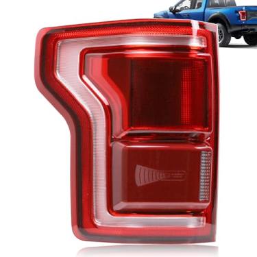 Imagem de Nakuuly Luzes traseiras de LED com ponto cego compatíveis com Ford F150 2015 2016 2017 lado esquerdo do motorista luz traseira lâmpada de freio conjunto de sinal # HL3Z13405D