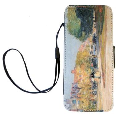 Imagem de Rikki Knight Childe Hassam Art Marlborough Street, Boston Flip Wallet iPhone Case com aba magnética para iPhone 5/5s - Marlborough Street, Boston