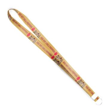 Imagem de Cordão Chaveiro Red Hot Chili Peppers Amarelo Grande Premium - Império