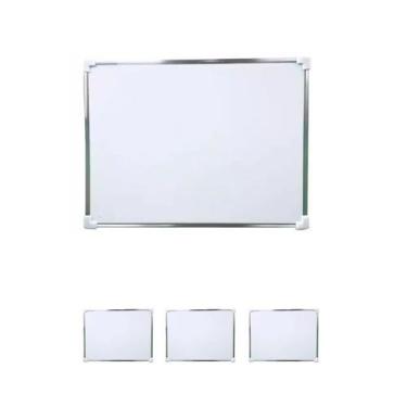 Imagem de 3un Quadro branco lousa escolar empresa 30x20 c/ moldura - Rio Tijucas