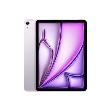Imagem de Apple iPad Air de 11 polegadas (M2): Tela Liquid Retina, 1 TB, câmera frontal de 12 MP/câmera traseira de 12 MP, Wi-Fi 6E + rede celular 5G com eSIM, Touch ID, bateria para o dia todo — Roxo