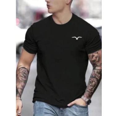 Imagem de Camiseta Masculina de algodão manga curta marca de luxo moda top stree