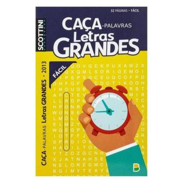 Imagem de Scottini Caça-Palavras Letras Grandes (32P) N.2013 (Fácil)