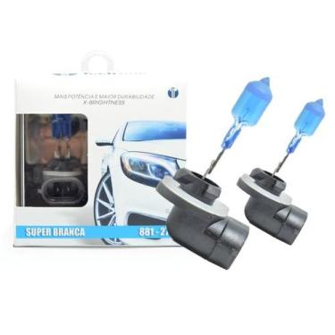 Imagem de Lâmpada 8500k Par Super Branca Tip Xenon Tech One H1 H3 H4 H7 H8 H9 H1
