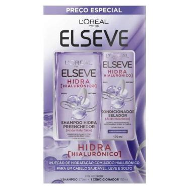 Imagem de Shampoo 375ml e Condicionador 170ml L'Oréal Paris Elseve Hidra Hialurônico