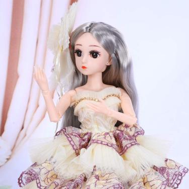 Imagem de Boneca inteligente bjd Doll UCanaan 1/4 sd de 45 cm com roupas e sapatos