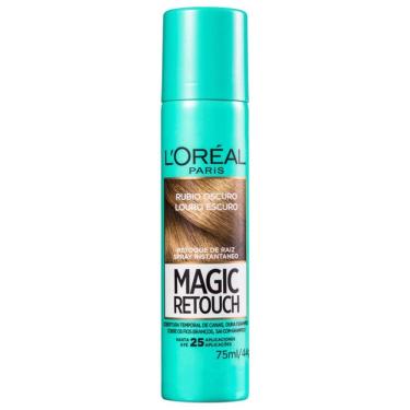 Imagem de Retoque de Raiz Spray Instantâneo Magic Retouch L'Oréal Cor Louro Escuro 75mL