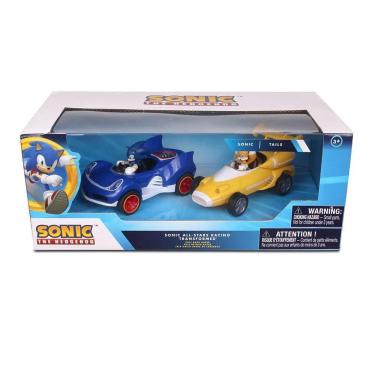 Imagem de Sonic Transformed Allstars Racing Pull Back c; 2 Sonic Tails