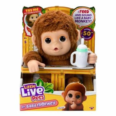 Imagem de Little Live Pets Pelucias My Baby Macaquinho - Fun F0173-0
