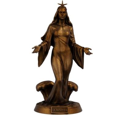Imagem de Estátua Iemanjá Umbanda Candomblé Padroeira do Amor Estatueta Imagem (Cor Cobre Antigo)