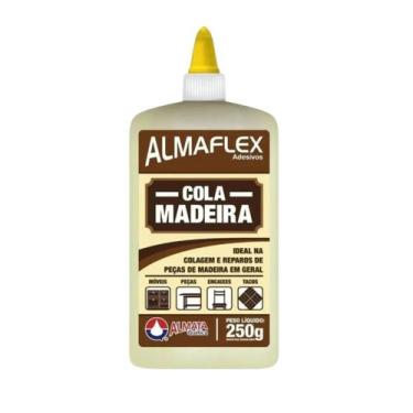 Imagem de COLA MADEIRA ALMAFLEX 250g - ALMATA QUIMICA