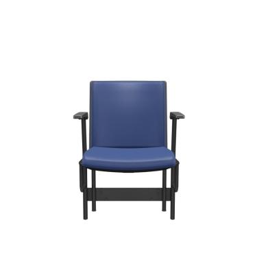 Imagem de Cadeira Audiplax Esportiva Vinil Azul Metal Preto