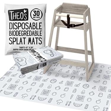 Imagem de 30 pacotes Tapetes Splat descartáveis Biodegradável + compostável tapetes de theo Sob h...