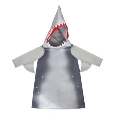 Imagem de Fiocias Fantas -fichas de tubarão infantil vestido de fantasia para fotos de fotos de festival Festa temática, 84cm