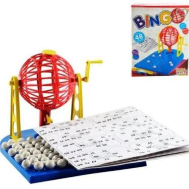 Imagem de Jogo De Mesa Bingo 48 Cartelas Junho Diversão Em  Família  - Home Good