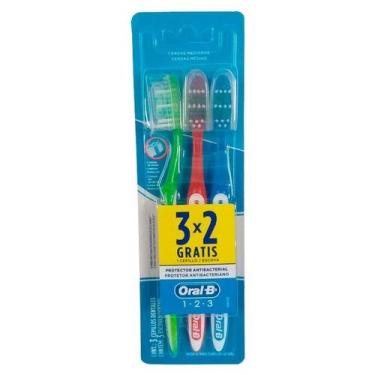 Imagem de Escova Dental Oral B 123 Limpeza Brilhante Leve 3 Pague 2 - ORAL -B