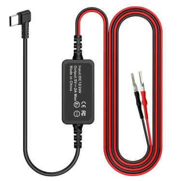 Imagem de TQXHLBFU Adaptador De Energia Para Dash Cam Com Plugue Usb-C, Dc 12V/24V Para 5V 2A, Adaptador De Energia Para Dash Cam, Compatível Com F7N, T27, N4, E1, N2S, T3, N2, G840S, G850, D07S, M300S, R3, K