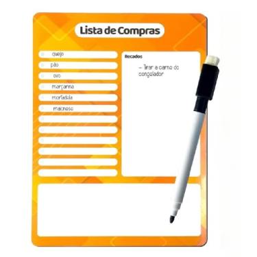 Imagem de Lousa Imã Planner Mensal Magnético com Caneta P/Geladeira(11)