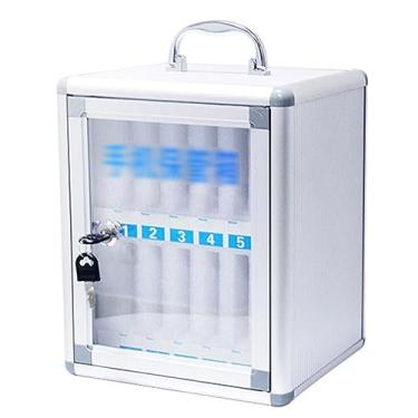 Imagem de Armário de armazenamento para telefone caixa de gestão de telefone com fechadura armário para telemóvel para pessoal de fábrica cofre portátil para telemóvel armário de armazém