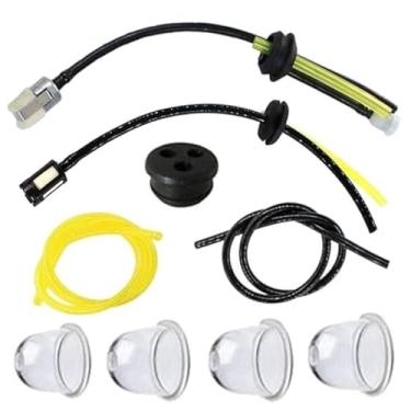 Imagem de Drblawi Compatível com a vela de ignição de montagem de ilhós de linha de combustível para soprador Makita BHX2500