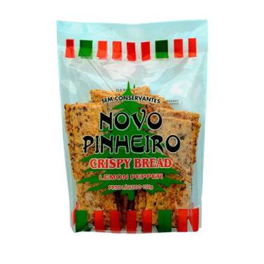Imagem de Pão Crispy Bread Sabor Lemon Pepper Novo Pinheiro  150g