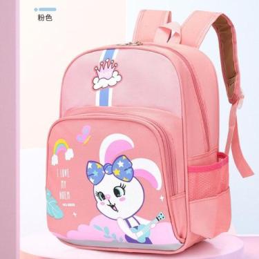 Imagem de Mochila Escolar Infantil Menino Menina Dinossauro 030 - oem, Salmão 04