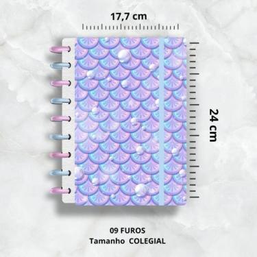 Imagem de Caderno de disco Inteligente Modelo Escamas fabricação própria Soul Di