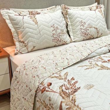 Imagem de Conjunto Casal Queen Size Juliette 100% Algodão Toque Super Macio - De