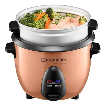 Imagem de Panela De Arroz Risoteira A Vapor Gradiente Pgpm172 Multiuso Função Cozinhar E Aquecer 220v