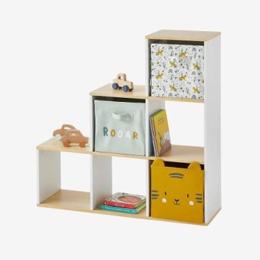 Imagem de Organizador Estante Infantil Colméia Dylan 100% Mdf (brinquedoteca) - 