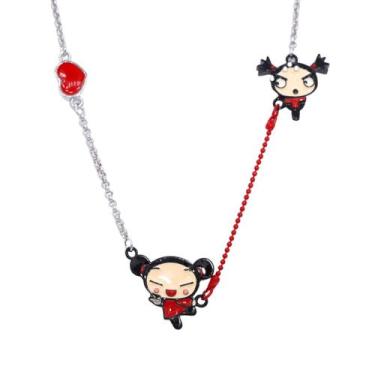 Imagem de Colar Pucca e Garu PU0303, Prateado