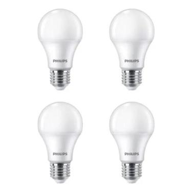Imagem de 4 Lâmpadas Led Bulbo Philips E27 11w 4000k 1018lm Bivolt