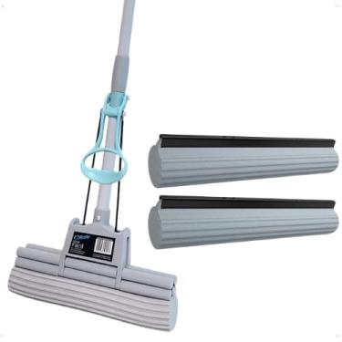 Imagem de Kit Mop Rodo Limpeza Geral Plus Lava E Seca Com 3 Refis Original Praticidade