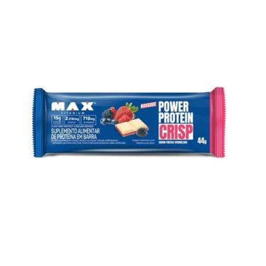Imagem de Power Protein Crisp Bar (44g) - Sabor: Frutas Vermelhas - Max Titanium