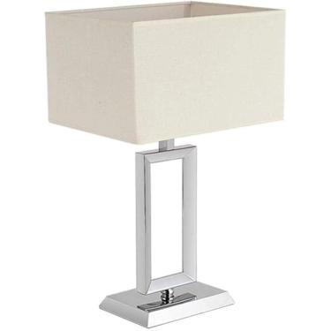 Imagem de Candeeiro De Mesa De Aço Inoxidável Europeu De Luxo Candeeiro De Mesa De Ferro De Vento Industrial Retrô Americano Cama Prata Lâmpada Decorativa