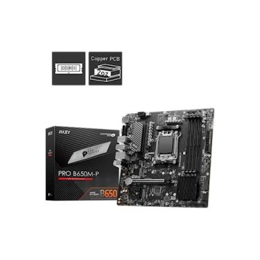 Imagem de Placa Mãe MSI Pro B650M-P, AMD, AM5, M-ATX, DDR5, M.2, HDMI, Displayport, VGA