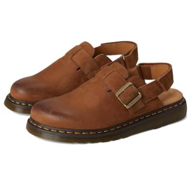 Imagem de Dr. Martens Calça masculina Jorge II Suede Slingback, Marrom deserto, 11 Women/10 Men